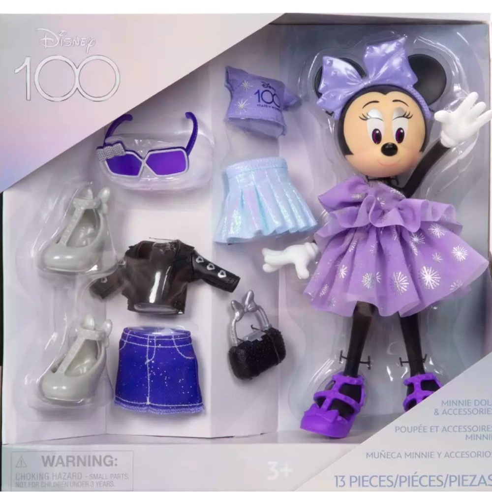 Disney’s Minnie Mouse Disney100 Doll and Accessories Set
